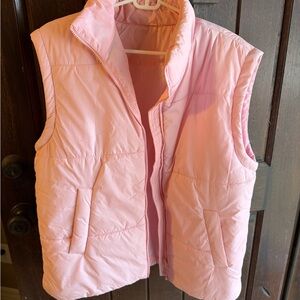 Pink Puffer Vest